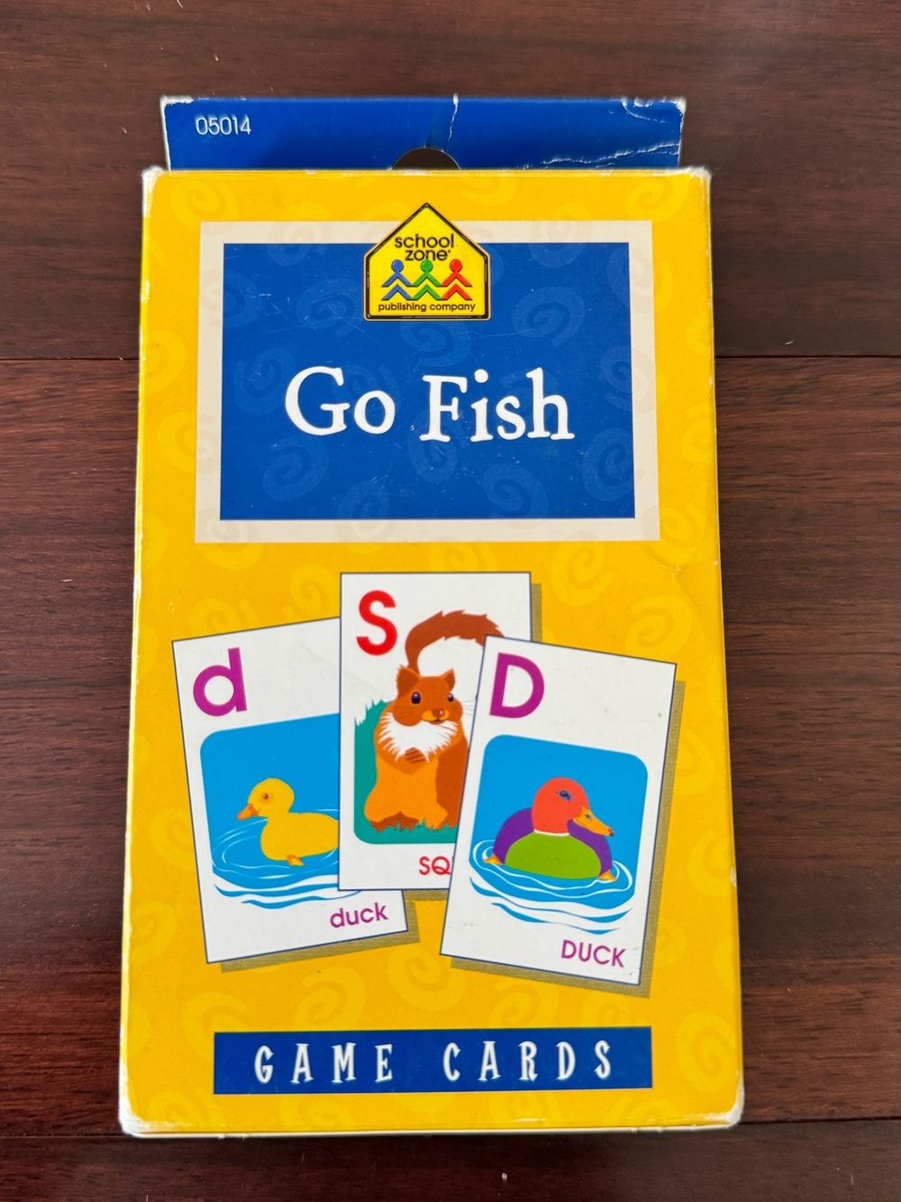 School Zone Go Fish Game Cards for kids 4 & up